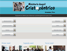 Tablet Screenshot of cristocentrico.org